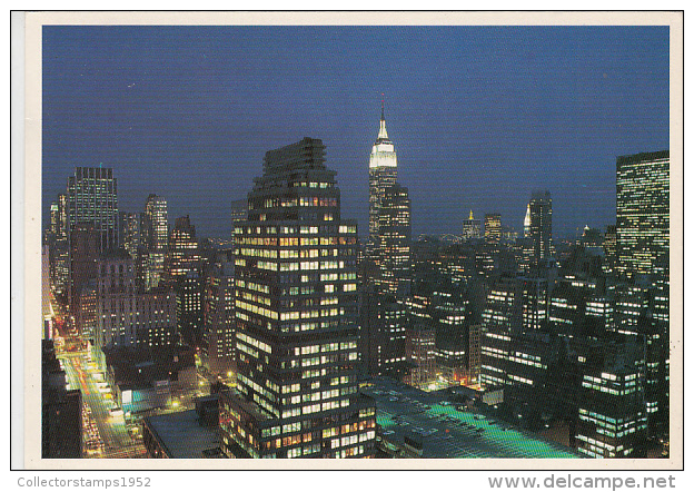 17016- NEW YORK CITY- PANORAMA BY NIGHT - Viste Panoramiche, Panorama