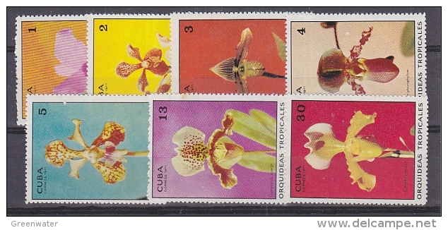 Cuba 1971 Orchids 7v ** Mnh (21001) - Unused Stamps