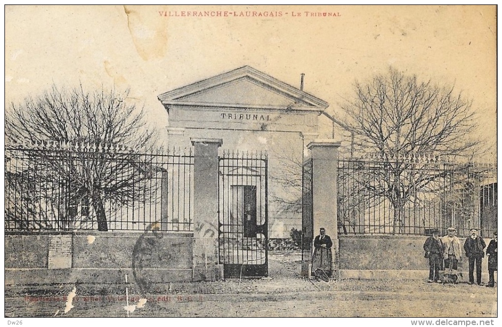 Villefranche-Lauragais - Le Tribunal - Papeterie Frayssinet - Andere & Zonder Classificatie