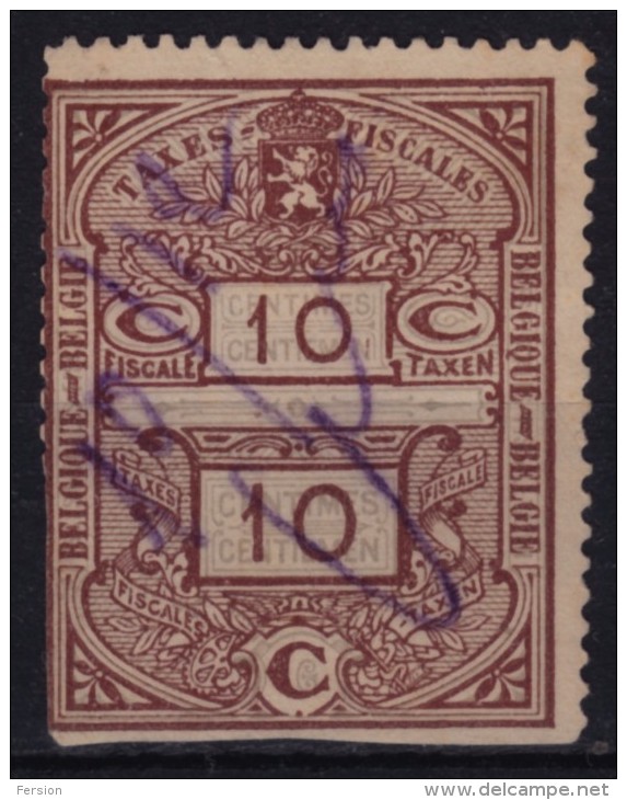 BELGIUM - Revenue STAMP - USED - 10 C - Stamps