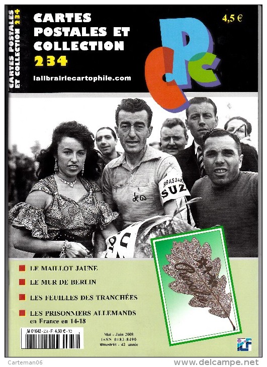 Revue - CPC N° 234 - Maillot Jaune (tour De France) - Mur De Berlin - Feuilles Des Tranchées - Prisonniers Allemands - Français