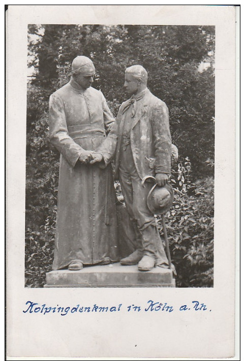 0302. Deutschland. 1940er Jahren, Ungelaufene Photoansichtskarte Vom Kolping-Denkmal Im Köln. Q1! - Köln