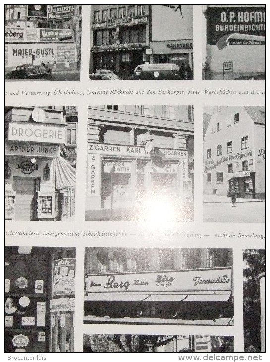 AUSSENWERBUNG  Werbung am Bau und im öffentlichen raum    LEOPOLD NETTELHORST  1952
