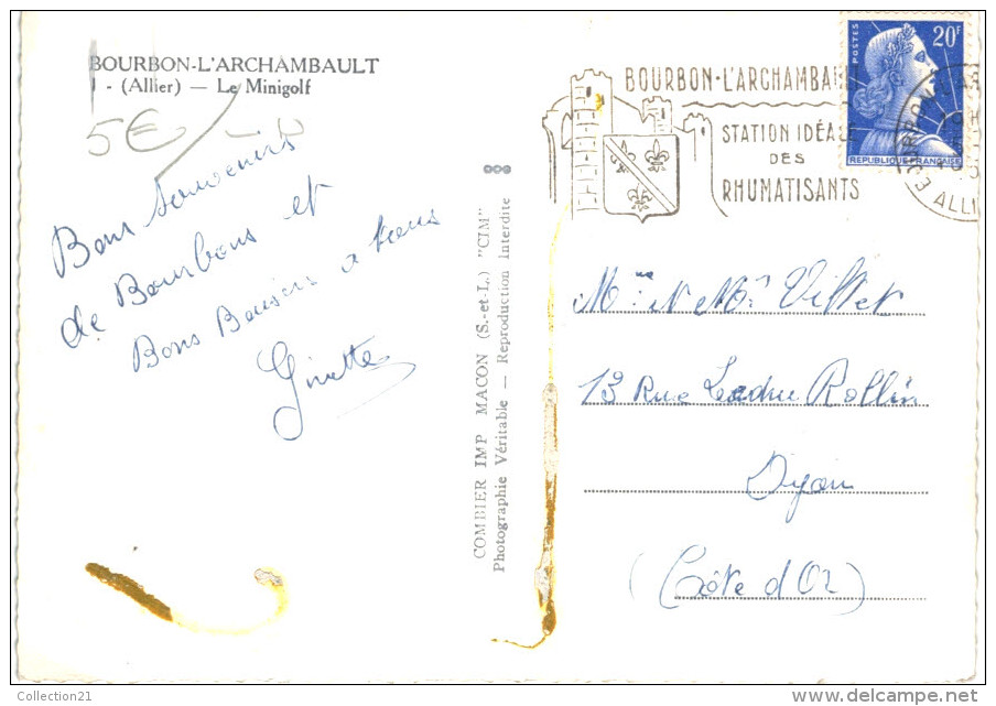 GOLF ... BOURBON L ARCHAMBAULT ... MINIGOLF - Golf