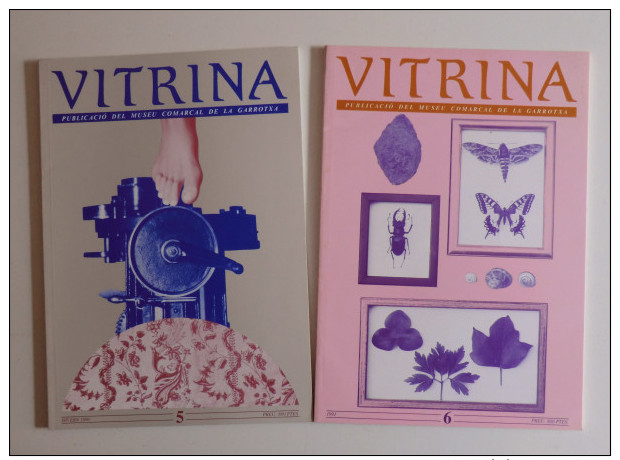 Revista Vitrina. Publicació Del Museu Comarcal De La Garrotxa. Números 5 I 6. (història Local Olot) - Cultura