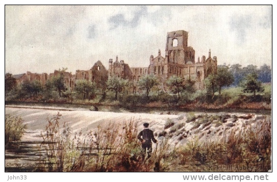 Charles Flower  -  Kirkstall Abbey On The River Aire Near Leeds In Yorkshire   -    1781 - Tuck, Raphael