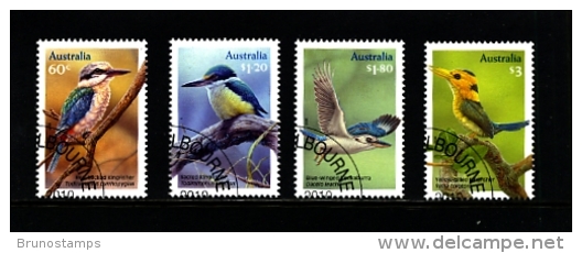 AUSTRALIA - 2010  KINGFISHERS  SET  FINE USED - Usati