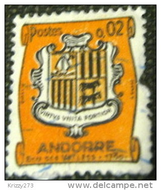 Andorra 1964 Coat Of Arms 2c - Used - Usados