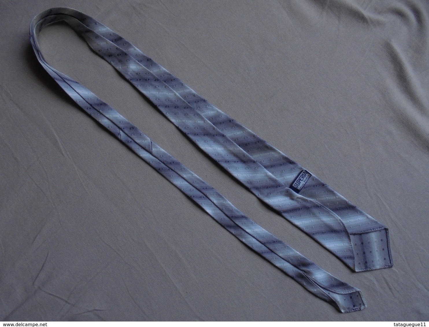 Ancien - Cravate Homme SUPERIA PARIS Années 50 - Cravates