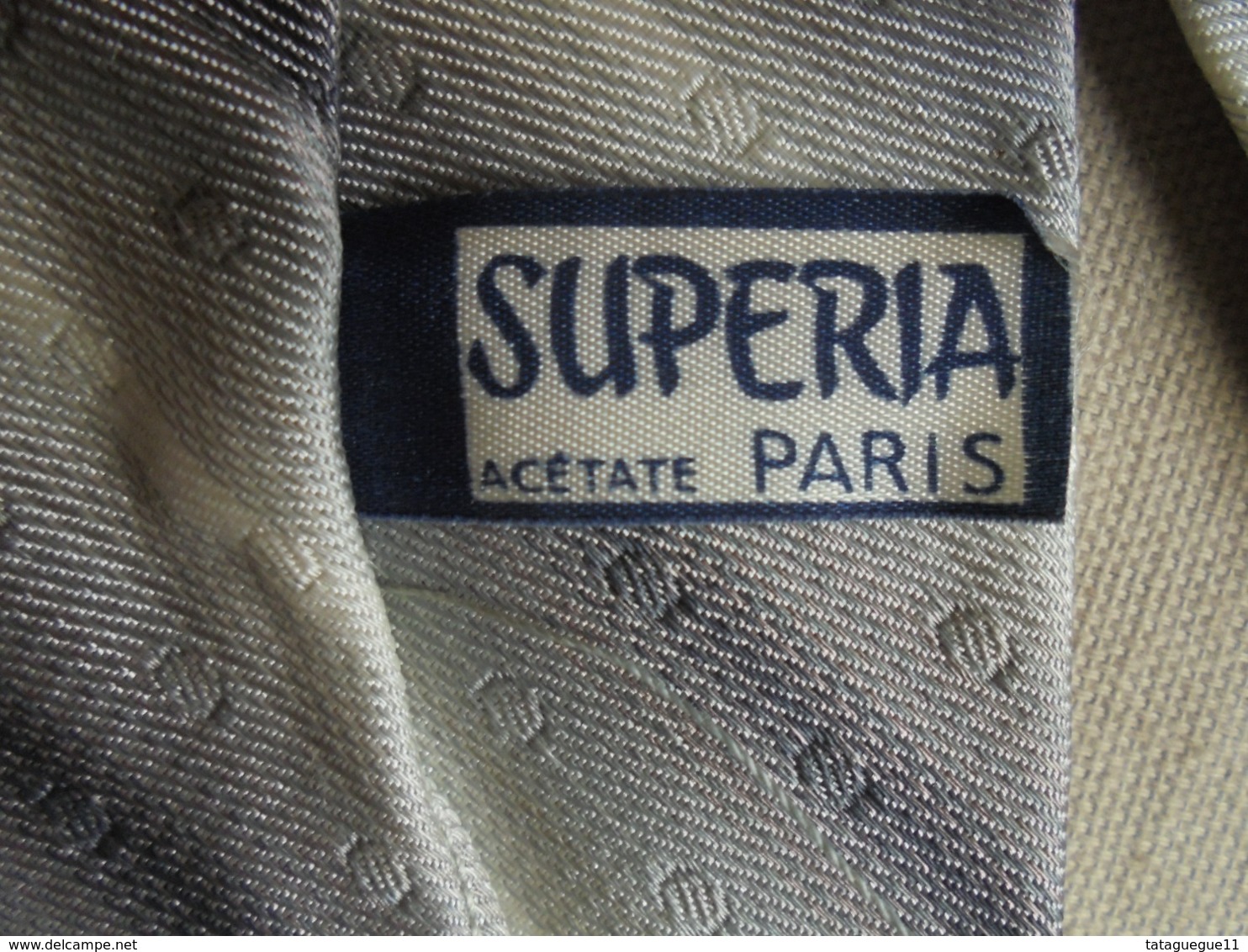 Ancien - Cravate homme SUPERIA PARIS Années 50