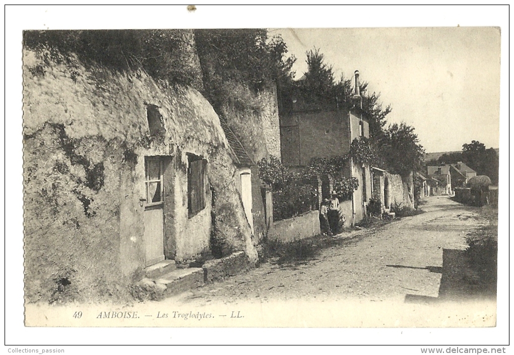 Cp, 37, Amboise, Les Troglodytes - Amboise