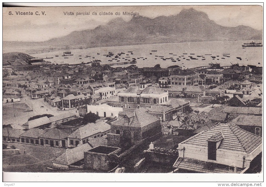 SAN VICENTE (Cap Vert-Afrique) Vista Parcial Da Cidade Do Mindelo - Kaapverdische Eilanden