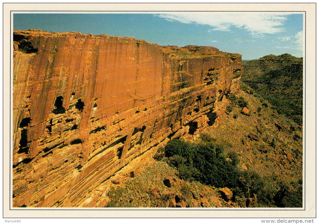 AUSTRALIA   TERRITORIO DEL NORD:  KING'S CANYON   (NUOVA CON DESCRIZIONE DEL SITO SUL RETRO) - Non Classés