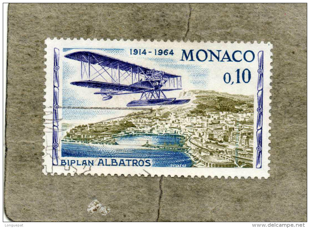 MONACO : Aviation - 50 Ans Du Rallye Aèrien De Monaco : Biplan Albatros - - Usados