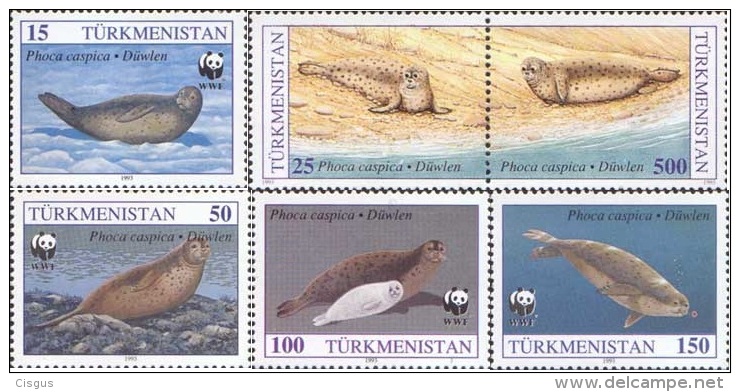 Tu 0001 Turkmenistan 1993 Mi. Nr. 30-35 - Turkmenistan