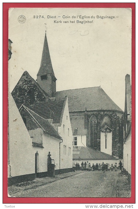 Diest - Kerk Vanher Begijnhof - 1919 ( Verso Zien ) - Diest