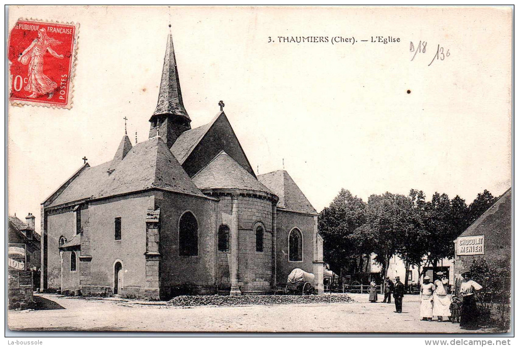 18 THAUMIERS - L'église - Thaumiers