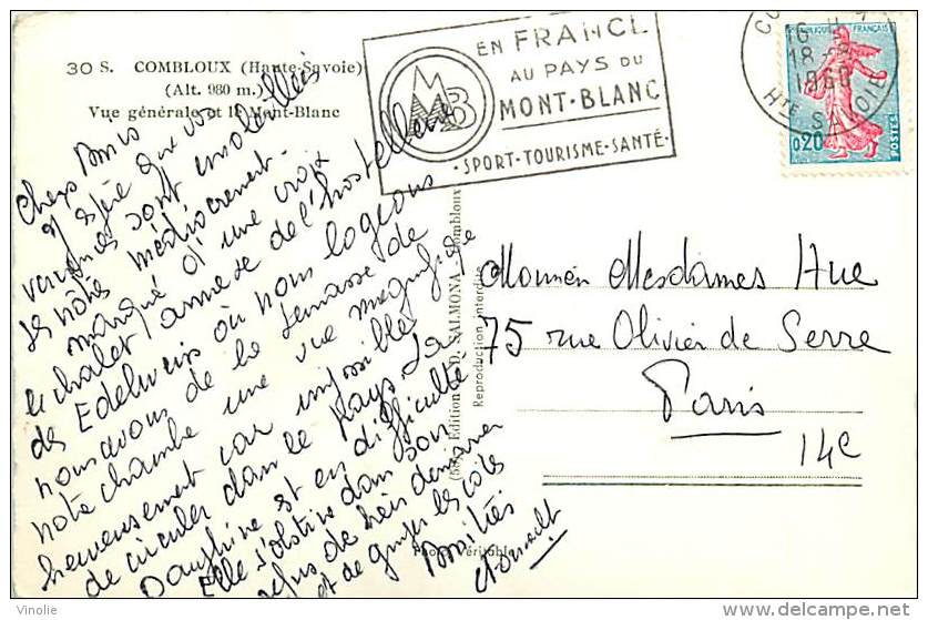 Réf : D-15-722  :   COMBLOUX - Combloux