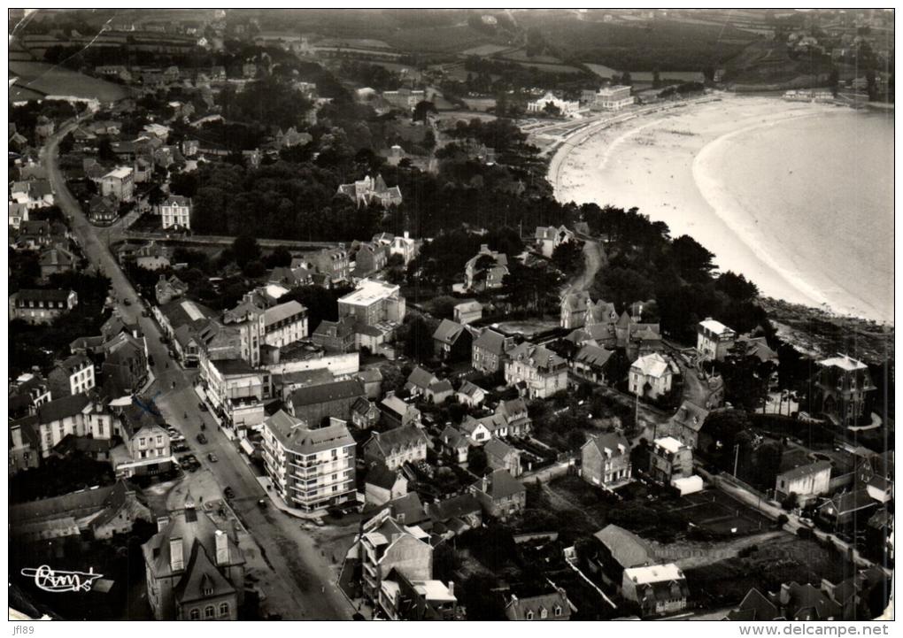 86723 - Perros - Guirec (22) Place De La Mairie  Et Plage De Trestraou   Vue Aerienne - Perros-Guirec