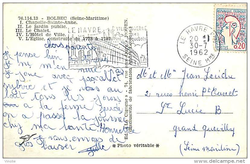 Réf : D-15-742  : BOLBEC - Bolbec