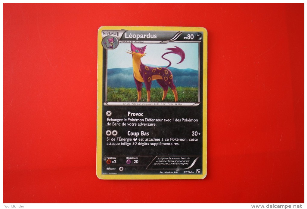 Carte Pokemon LEOPARDUS 80 - Other & Unclassified