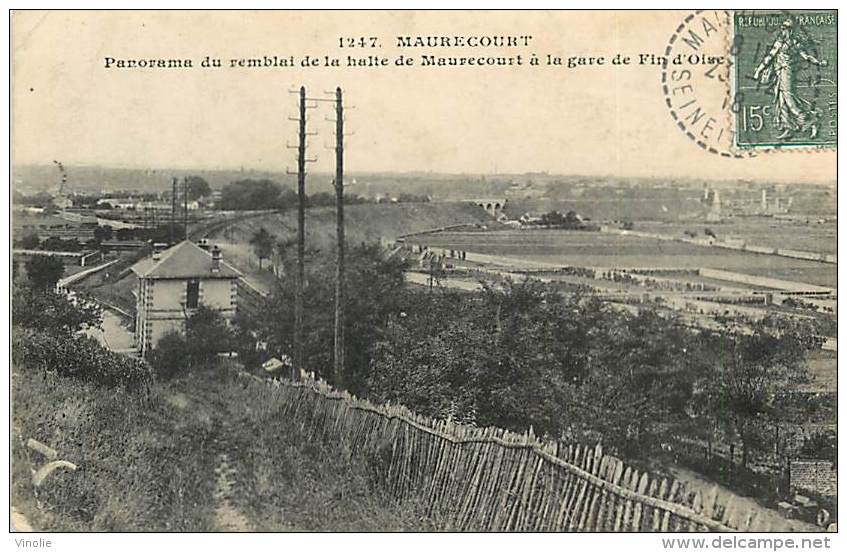 Réf : D-15-755  : MAURECOURT GARE - Maurecourt