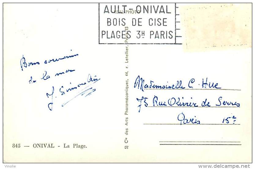 Réf : D-15-757  : ONIVAL - Onival