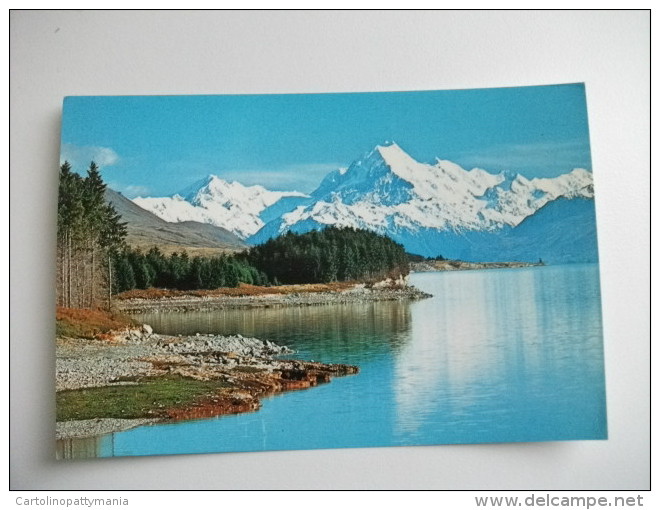 STORIA POSTALE FRANCOBOLLO COMMEMORATIVO NUOVA ZELANDA Mt. Cook And Lake Pukaki - Nueva Zelanda