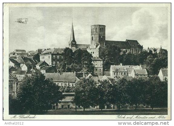 Rar Rarität Mönchengladbach Blick Auf Münster Und Abtei Wohnhäuser Sw 29.12.1942 Nach Potsdam - Mönchengladbach