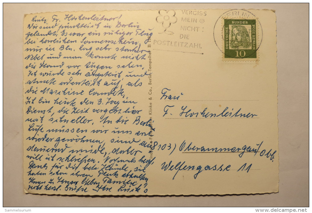 (6/5/58) AK "Berlin" Vier-Sektorenstadt, Mehrbildkarte Mit 5 Ansichten - Sonstige & Ohne Zuordnung