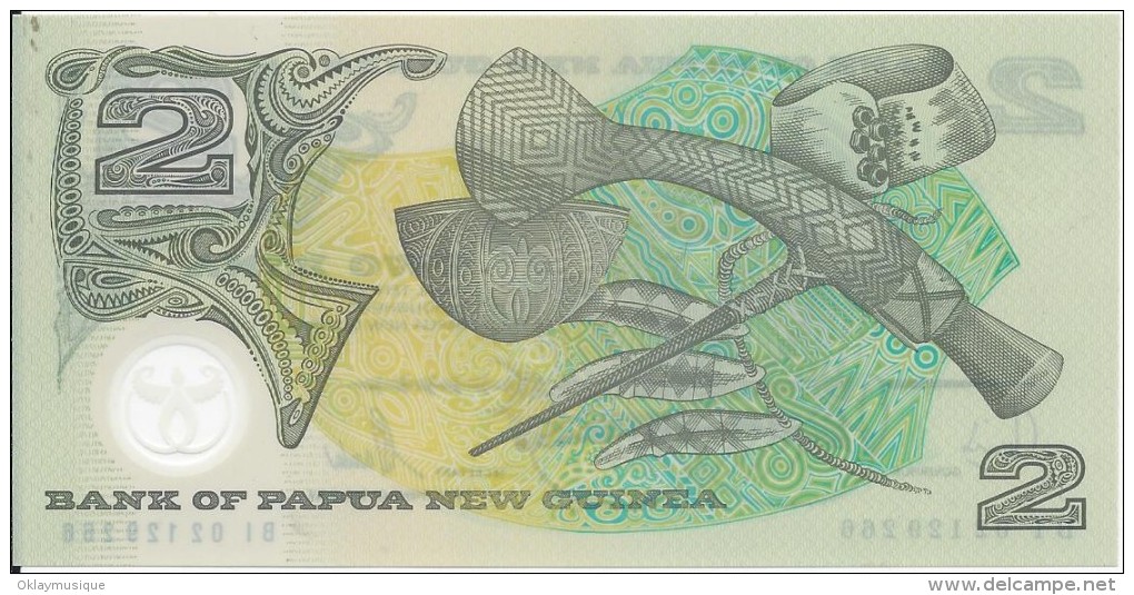 2 Kina 1975 - Papouasie-Nouvelle-Guinée