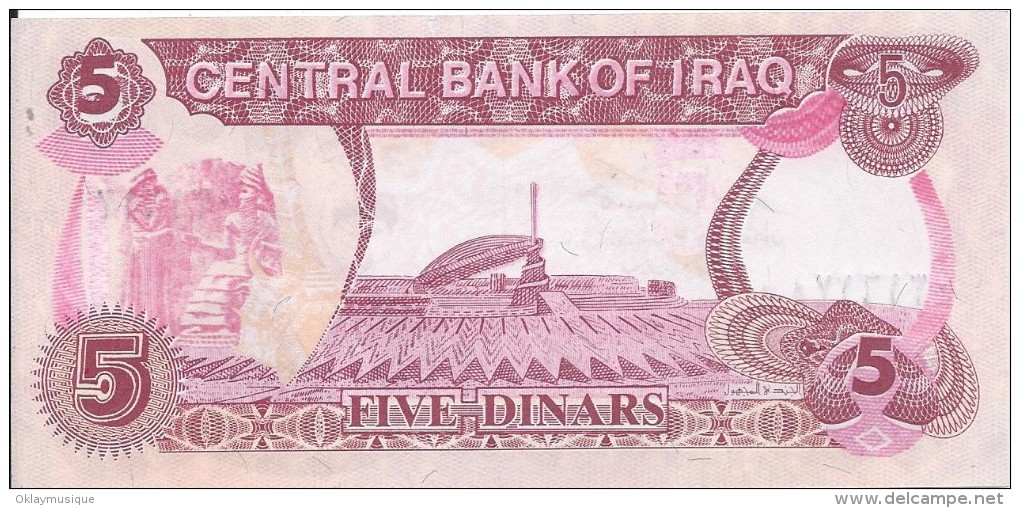 5 Dinars 1992 - Irak