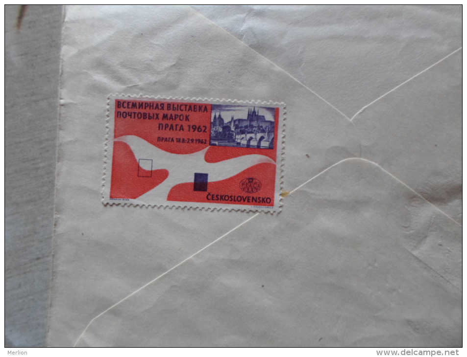 Ceskoslovensko - Praha  1962 - Stationery - Vrutulnikem Par Helicoptere -     D130101 - Luchtpost