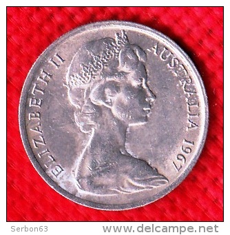 1 PIECE AUSTRALIE COMMONWEALTH OF AUSTRALIA ANGLETERRE 10 TEN CENTS 1967 ELIZABETH II - N° 4 - 10 Cents