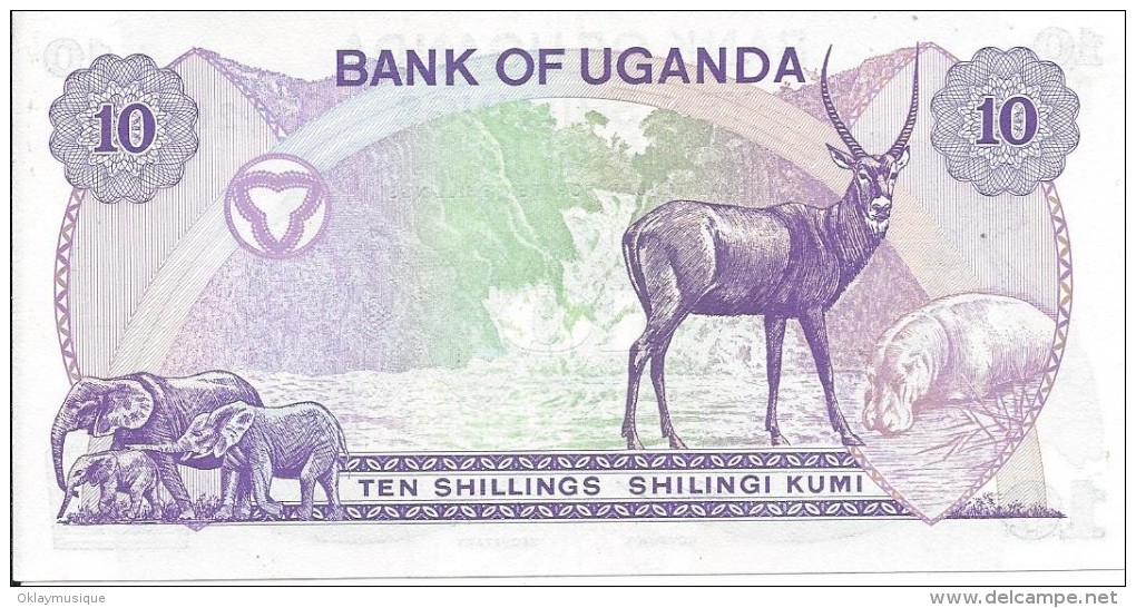 10 Schillings 1982 - Uganda