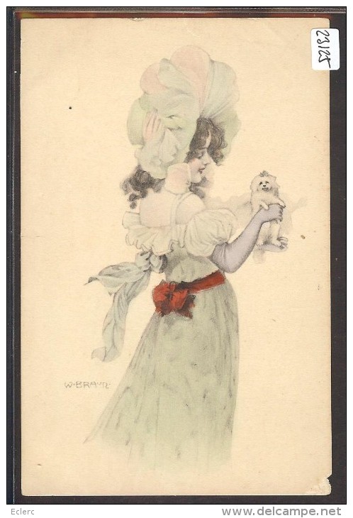 FEMME - MODE - CHAPEAU - PAR W. BRAUN - TB - Braun, W.