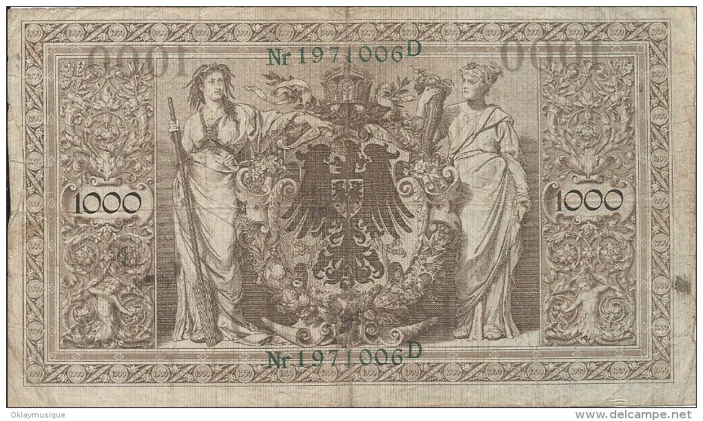 1000 Mark 1910 - 1000 Reichsmark