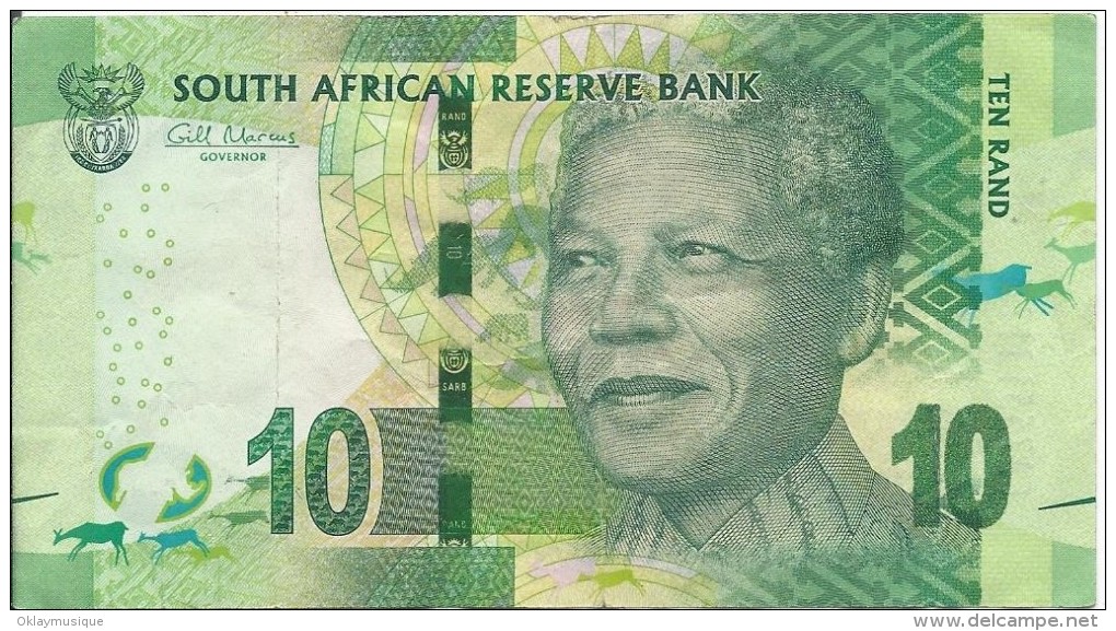 2012 10 Rand - Sudafrica