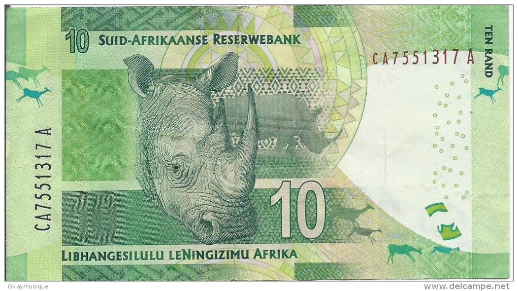 2012 10 Rand - Afrique Du Sud