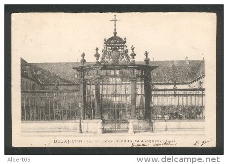 Double Daguin Besançon 17 Mars 1904 Sur TP Type Blanc 5c Vert Sur Carte Postale Hôpital Saint Jacques - 1877-1920: Période Semi Moderne