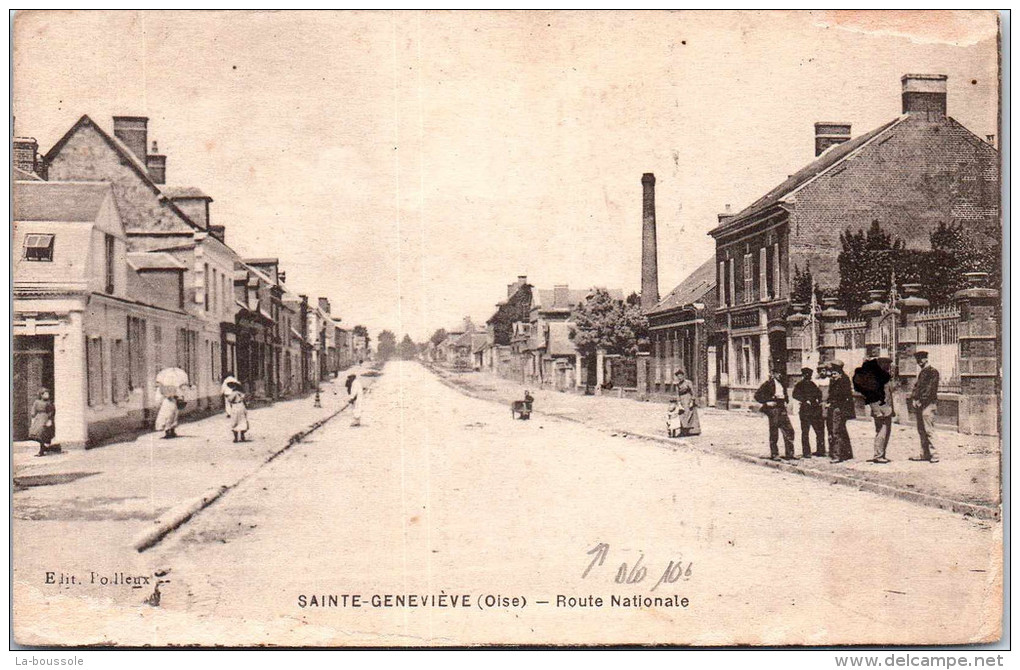 60 SAINTE GENEVIEVE - Route Nationale (état) - Sainte-Geneviève