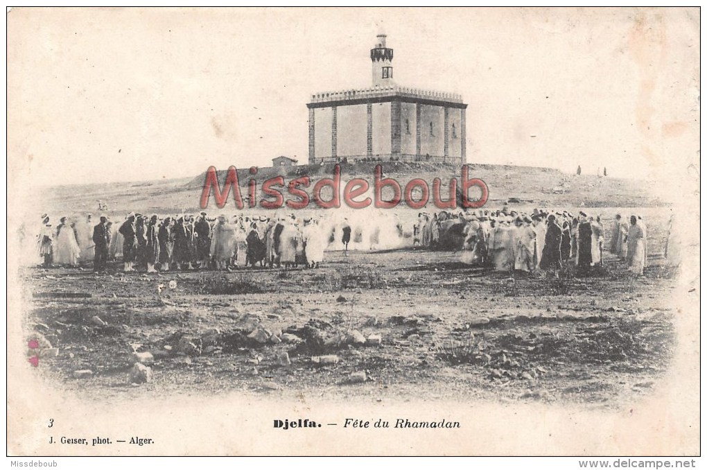 ALGERIE - DELFA - Fête Du Rhamadan - 2 Scans - Djelfa