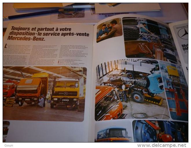 CB5 Document Commercial Poids Lourds De Chantier Mercedes Benz 1978 ? - Camions