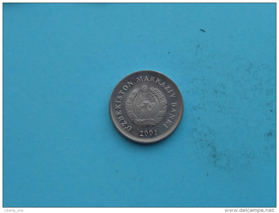 2001 - 10 SO´M / KM 14 ( Uncleaned - For Grade, Please See Photo ) ! - Usbekistan