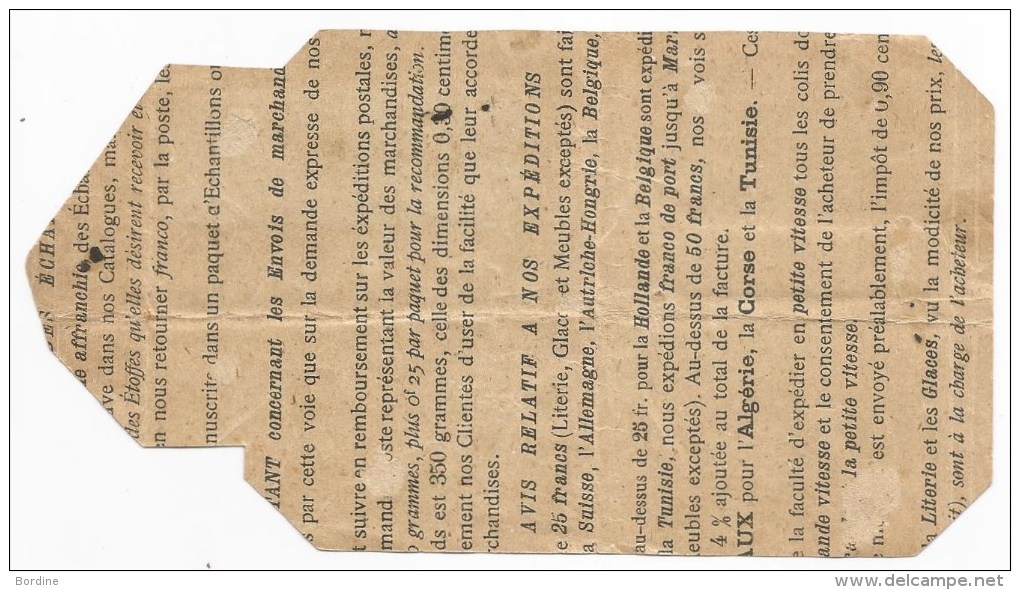 - Lettre - SEINE - PARIS -rare étIquette RECOMMANDEE Avec Bande De 3 Du TP Sage N°97 - Circa 1884-1890 - 1876-1898 Sage (Tipo II)