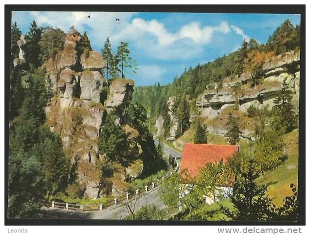 SCHÜTTERSMÜHLE Pottenstein Felsenpartie Bayern Bayreuth 1982 - Pottenstein