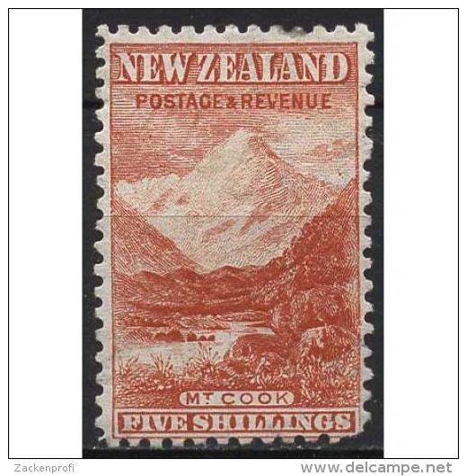 Neuseeland 1902 First Pictorials, Penny Universal 112 ZA Mit Falz - Ungebraucht
