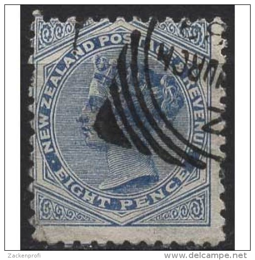 Neuseeland 1885 Königin Viktoria 59 A Gestempelt - Gebruikt