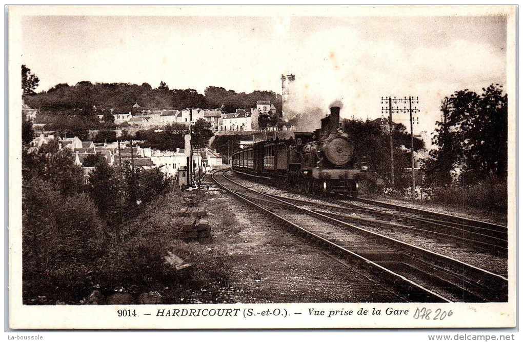 78 HARDRICOURT - Vue Prise De La Gare - Hardricourt