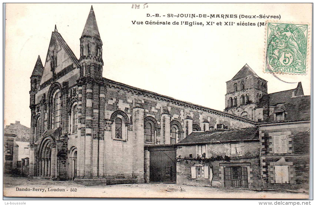 79 SAINT JOUIN DE MARNES - Vue Générale De L'église* - Saint Jouin De Marnes